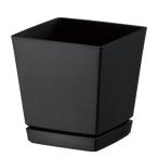  Yamato пластик :kenchi low pot plate есть 4 номер черный 4903266721619 простой современный дизайн. цветочный горшок gaju maru . монстера .