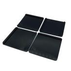 水上:移動抑制シリコンマット 黒 100 x 100 x 6 TFi-2006 ズレ防止効果 電子レンジ トースター 移動抑制 シリコンマット 快適