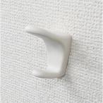 ノムラテック:物掛けピンフックダブル・ソフトタイプ ホワイト N-2168 生活用品 防犯用品 防災用品 屋内安全用品