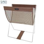 SAKI(サキ):サイドワゴン　メッシュ×合皮　ブラウン R-345　BR