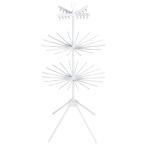 (あすつく) 積水樹脂:ものほしスタンド　コスモス C-400 物干し 白 パラソル タオルハンガー 折りたたみ 洗濯物干し 洗濯干し ピンチ付き