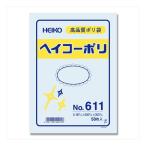 HEIKO（ヘイコー） 【50枚】HEIKO ポリ袋 透明 ヘイコーポリエチレン袋 0.06mm厚 No.611（11号） 006620100
