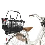 ショッピング楽 (あすつく) OGK(オージーケー):自転車用着脱藤風スライドリヤバスケット　ブラック RB-037B6 自転車 お買い物 荷物 楽