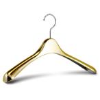 ストア・エキスプレス:メタリックハンガー ゴールド W38cm 100本 WH-11-33-1(メーカー直送品)