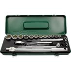 ASH(旭金属工業)_ソケットレンチセット12.7□×20PCS VO4151 ソケットレンチセット(12角タイプ) (1S) オレンジブック