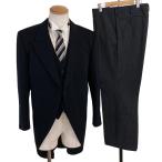 NIKKE FORMAL WEAR белый воротник 3 деталь .. кнопка mo- человек g пальто AB4 M черный одноцветный one tuck весна осень-зима соответствует открытие видеть .100 6XG078