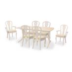 TOKAI KAGU/東海家具工業 FleurWH フルールWH DT165-EXT 7点セット メーカー直送商品 送料無料 設置込