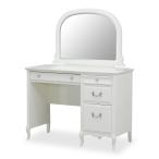 TOKAI KAGU/東海家具工業 MilanaW ミラーナW ドレッサーデスク100 2点セット（デスク100・ミラー) メーカー直送商品 設置込