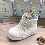 植木鉢 プランター 鉢 かわいい おしゃれ 多肉植物 寄せ植え くつ 靴 スニーカー 穴あり ナチュラル 北欧 白 ホワイト ガーデニング雑貨