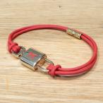 【超美品】ルイヴィトン ブレスレット LVパドロック オランジュ ゴールド金具 レディース M8522F 14125