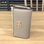 【新品未使用】グッチ GGマーモント 6本 キーケース GGスプリームキャンバス オートミール 456118 グレーベージュ系 14279