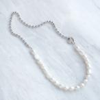 ボールチェーン×バロック淡水パール...