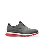 コールハーン Colehaan オリジナルグランド ウルトラ ウィング オックスフォード mens C32069 グレー ピンストライプ ヌバック / フレーム スカーレット