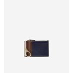 コールハーン Colehaan アウトレット レディース バッグ & アクセサリー 財布 & ポーチ カード ケース W/ ジップ womens. U07766 CHブラックガーネット