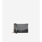 コールハーン Colehaan レディース バッグ & アクセサリー バッグ エッセンシャルポーチ womens U07864 ブラックヘリンボーン