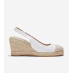 コールハーン Colehaan レディース シューズ サンダル クラウドフィール エスパドリーユ ウェッジ スリングバック 80mm womens W27456 ホワイト シープ オンブレ