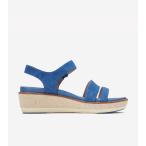 コールハーン Colehaan アウトレット レディース シューズ サンダル オリジナルグランド ペイトン フラットフォーム womens. W32542 ダッチ ブルー スエード