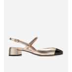 ショッピングコールハーン コールハーン Colehaan アウトレット レディース シューズ パンプス & ウェッジ ペラ ブロックヒール スリング 35mm womens. W33886 ソフト ゴールド レザー