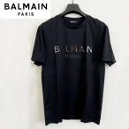 BALMAIN バルマン メンズ Tシャツ ブラック 黒 BA13816 半袖 ブランド ロゴ オシャレ プレゼント 誕生日 父の日 クリスマス バレンタイン