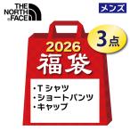 ショッピング初売り 【並行輸入品】福袋 2026 THE NORTH FACE ザ ノースフェイス メンズ  合計3点セット Tシャツ・キャップ・ショートパンツ S M L サイズ ハッピーバッグ アパレル