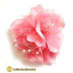 2way コサージュ ピンブローチ クリップ ヘアアクセ フラワー お花 ピンク Pパール パーティ 入園式 卒園式 入学式 卒業式 ポスト投函配送不可・宅配便限定配送