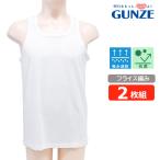 グンゼ 半袖丸首 吸汗速乾 RC2414 2枚組 グンゼ 男性用下着 半袖tシャツ メンズ インナー 丸首 クルーネック (02349)
