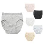 ショーツ レディース ヒップ自慢 レース付 2-1700 単品 ショーツ シームレス パンツ 下着 綿混