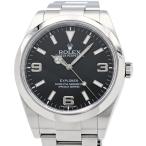 [3年保証] ロレックス メンズ エクスプローラー1 214270 ランダム番 箱保 エクスプローラーI EX1 黒文字盤 自動巻き 腕時計 中古 送料無料