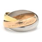 カルティエ トリニティリング クラシックモデル #49 9号 K18YG/WG/PG トリニティリングMM スリーカラーゴールド 地金6.9g 中古 送料無料