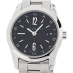 [3年保証] ブルガリ レディース ソロテンポ ST30S 電池交換/磨き済 カレンダー デイト ブラック 黒文字盤 クオーツ 腕時計 中古 送料無料