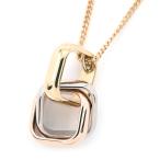 カルティエ トリニティクッションネックレス B7224956 K18YG K18PG K18WG トリニティペンダント スリーゴールド 地金10.6g 中古 送料無料