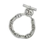 エルメス シェーヌダンクルブレスレットGM 14コマ Sv925 Ag925 シェーヌダンクルGMブレスレット シルバー 地金69.1g 中古 送料無料