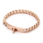 エルメス ケリーグルメットブレスレット XSサイズ K18PG ダイヤモンド チェーンブレスレット ピンクゴールド 地金約24.1g 中古 送料無料