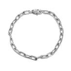 カルティエ スパルタカスブレスレット K18WG レオンチェーンブレスレット 内周17.2cm メンズ ホワイトゴールド 地金13.7g 中古 送料無料