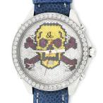 3年保証] ジェイコブ メンズ ファイブタイムゾーン スカル JC-SKULL6