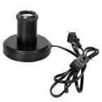 ( есть перевод ) стальной черный чёрный гнездо E26 розетка промежуточный переключатель интерьер античный настольный гнездо DQB-006BK