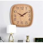 ショッピング掛け時計 壁掛け時計 時計 壁掛け 掛け時計 おしゃれ 四角 北欧 オシャレ 静音 木目調 連続秒針 置き時計 シンプル プレゼント   A02