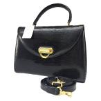 【美品】リザード トカゲ 本革 2WAY