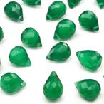  шарик распродажа Индия производство зеленый оникс Drop cut 7~8mm[4 шарик распродажа ] / T046 OX7DP