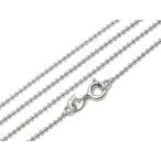 SILVER925 колье мяч цепь 1.2mm 50cm[ rhodium ][1ko распродажа ] / SV-688CH