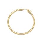 14KGF フープピアス（チューブ） 42mm【1ペア販売】 / 14K-442HP