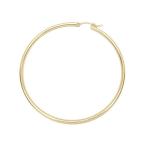 14KGF フープピアス（チューブ） 65mm【1ペア販売】 / 14K-444HP