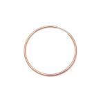 Yahoo! Yahoo!ショッピング(ヤフー ショッピング)14KGF ピンクゴールドカラー フープピアス 35mm[1ペア販売] / 14KPG-455HP