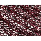 ショッピングGARNET ガーネット コインカット 4mm プレミアムカット  1連販売 / 9-45 GN4CO-X