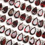 モザンビーク産 ガーネット ペアシェイプファセットカット 8×5mm［プレミアムカット］【1連販売】 / 9-73 GN8PS-X