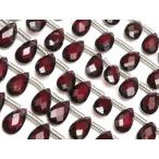 ショッピングGARNET インド産 ロードライトガーネット ペアシェイプブリオレットカット 8×5mm［プレミアムカット］【1連販売】 / 9-81 GNRD8PS