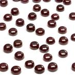 インド産 スターガーネット コイン カボション 4mm【6コ販売】 / 84-10 GN4CO-X