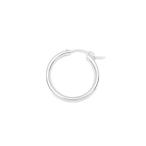 SILVER925 フープピアス（チューブ） 22mm No.2【1ペア販売】 / SV-847HP