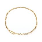 14KGF エクステンダー フィガロチェーン 2.2mm【1コ販売】 / 14K-594TMG