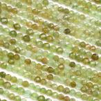 グロッシュラーライトガーネット 面カット 丸玉 2mm［プレミアムカット］【1連販売】 / 7-17 GN2MC-X